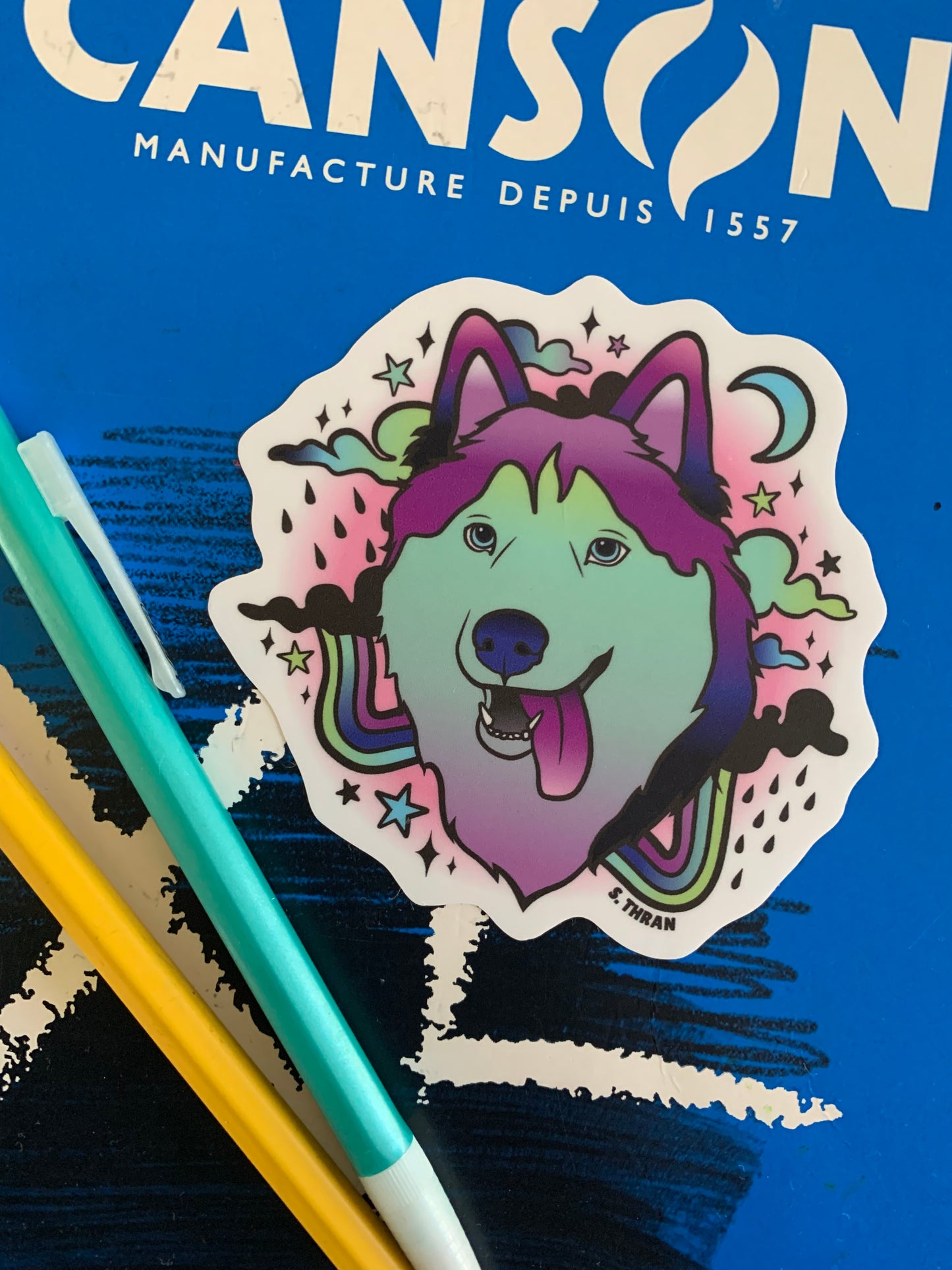 Mika - Siberian Husky Sticker