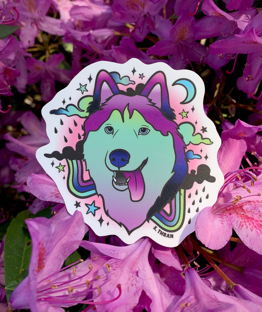 Mika - Siberian Husky Sticker