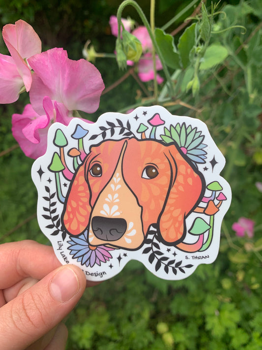 Bailey- Hound Dog Sticker