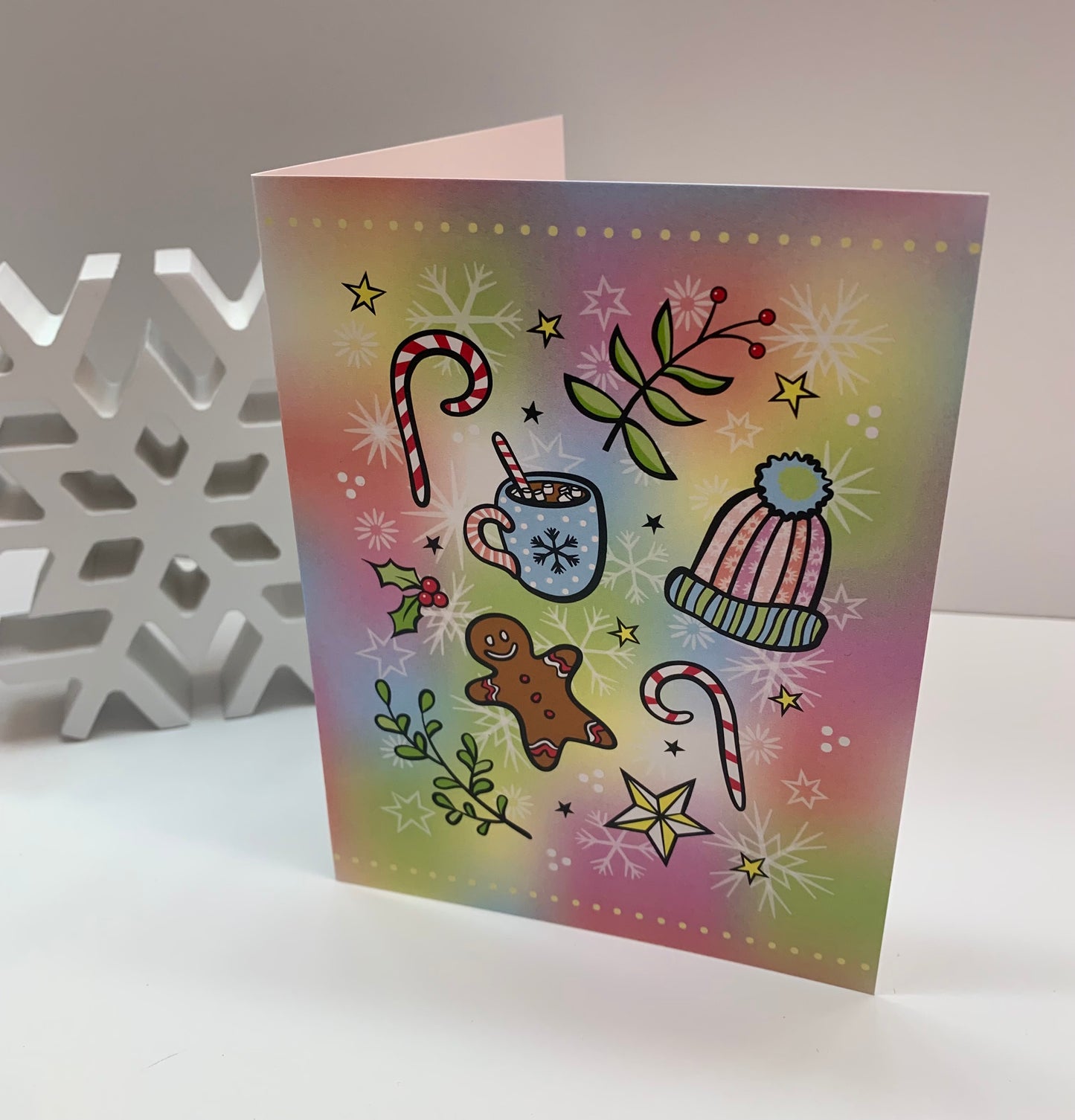 Colorful Christmas Card