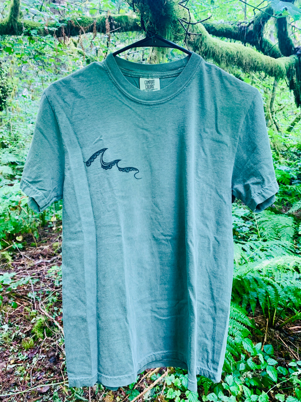 Green Salmon T-shirt - SMALL
