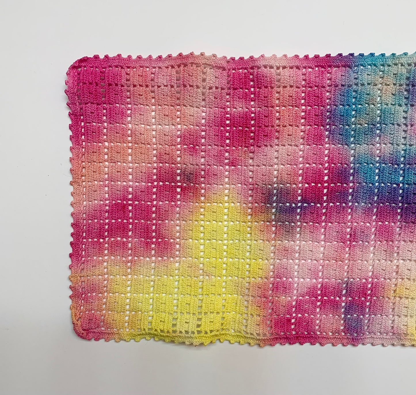 Rectangle Rainbow Doily