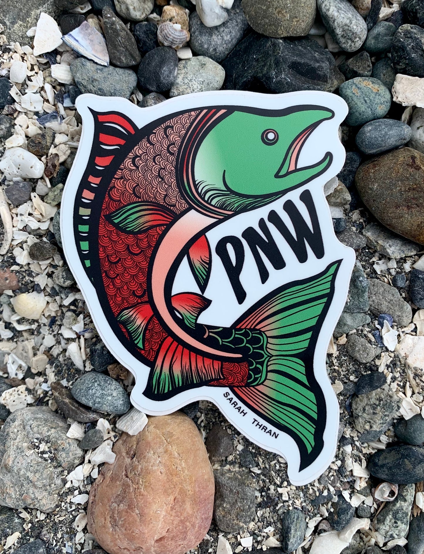 Salmon Sticker