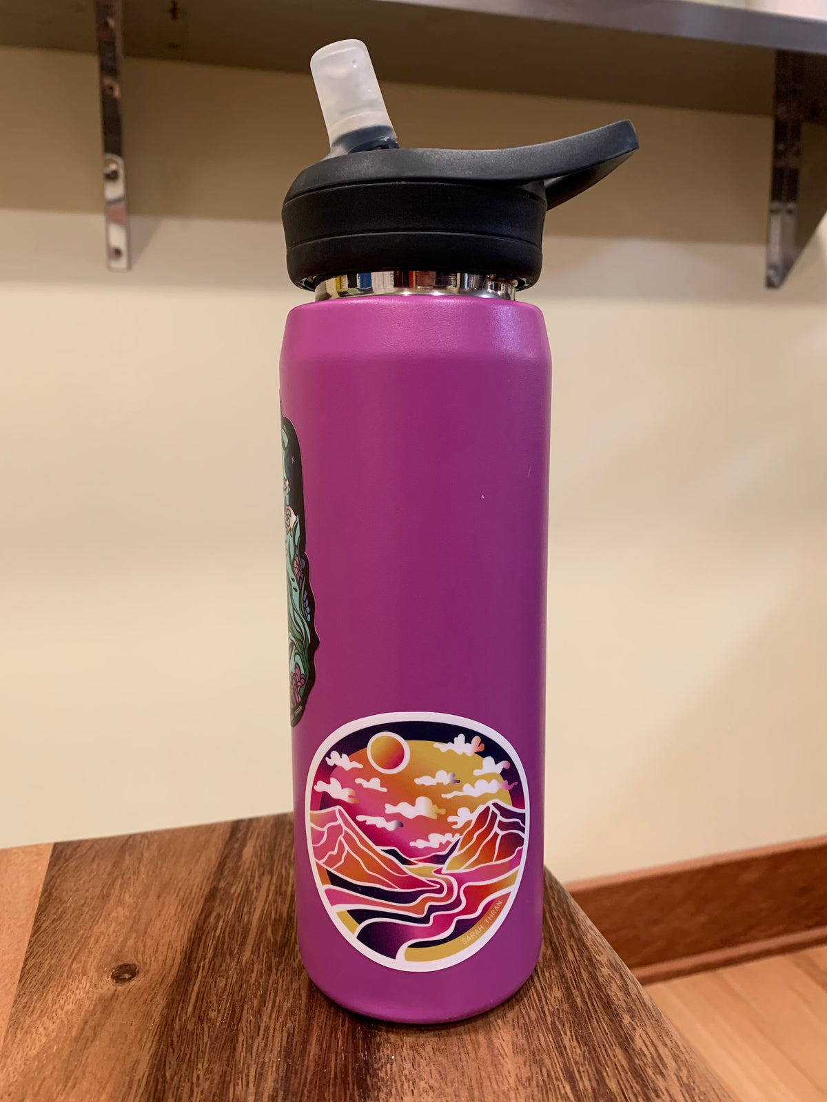 Round Sunset Sticker